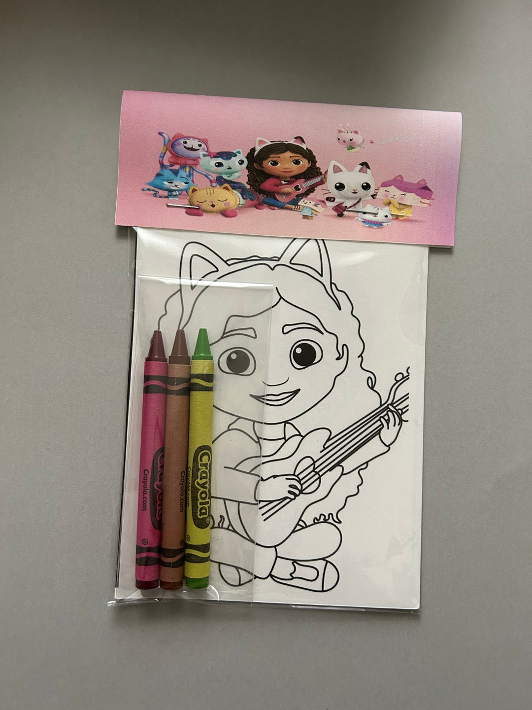 Gabbys Dollhouse Coloring Sheets Coloring Books Party Favors Party