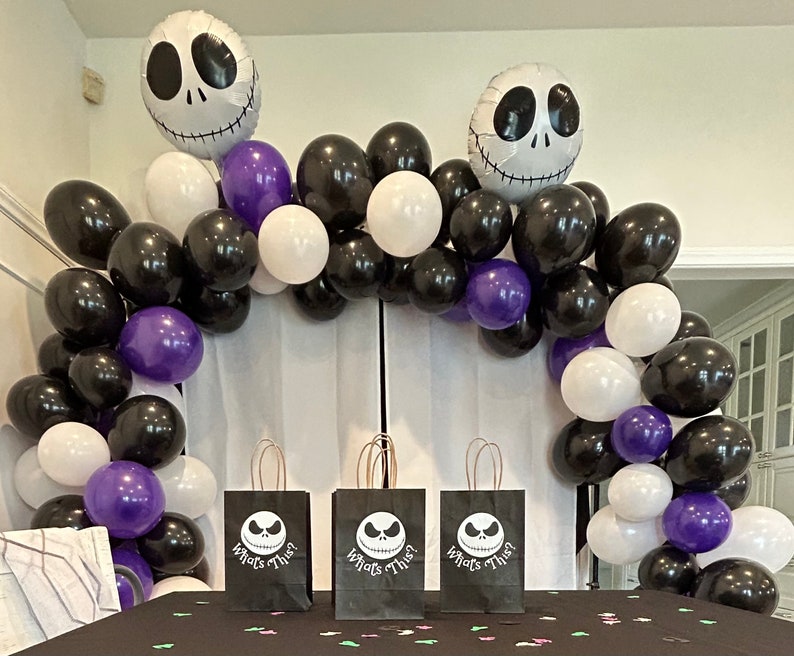 Sacs de fête Jack Skellington L'Étrange Noël de monsieur Jack Goodie bags sacs de bonbons Sacs d'Halloween traiter les sacs image 2