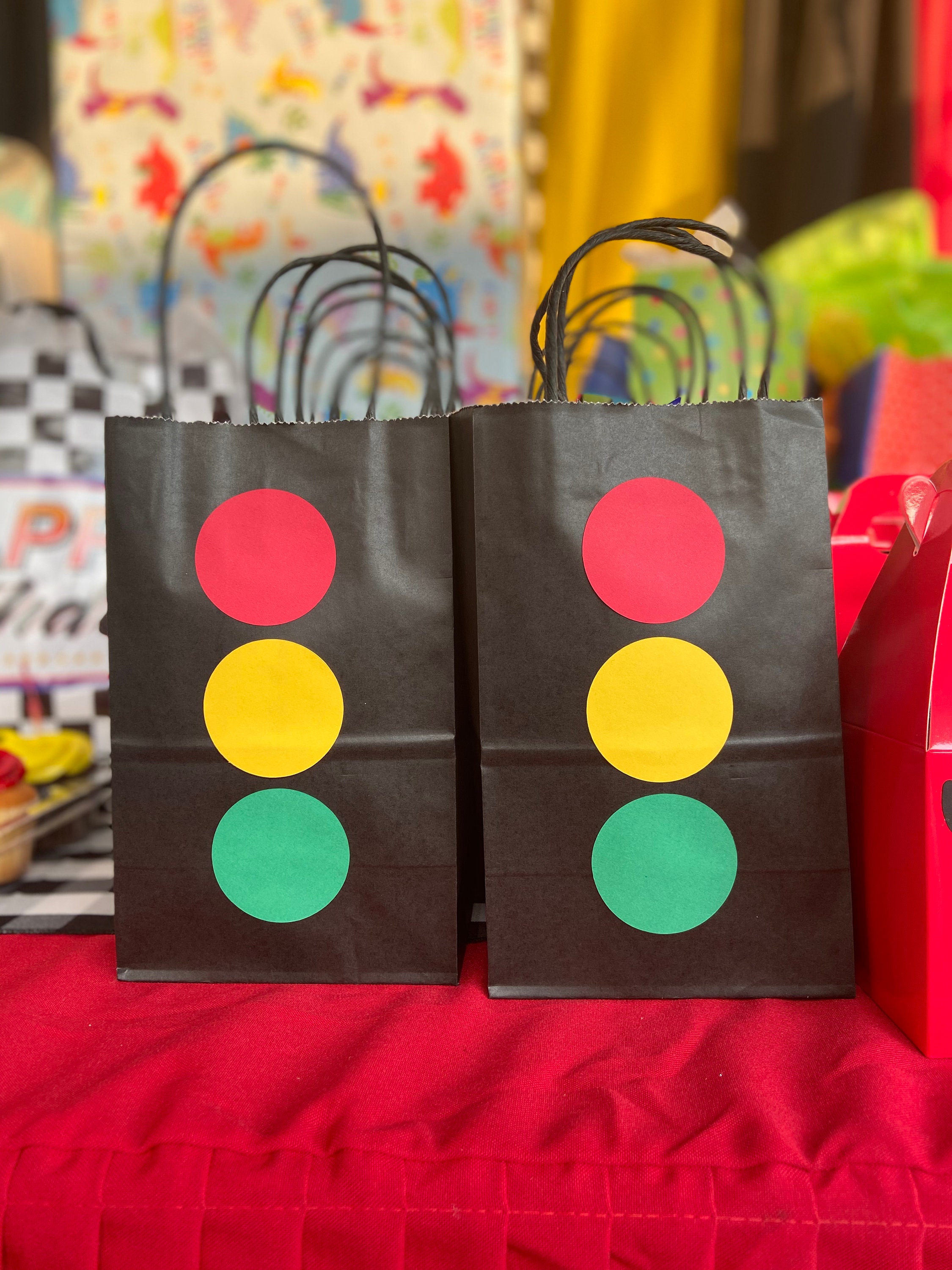 Personalized Traffic Light Party Favor Street Light Party Etsy