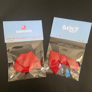 Bluey Keepy Uppy Balloon party favor fillers | balloons | personalized