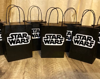 Star wars party favor bags | goodie bag | candy bag | treat bag