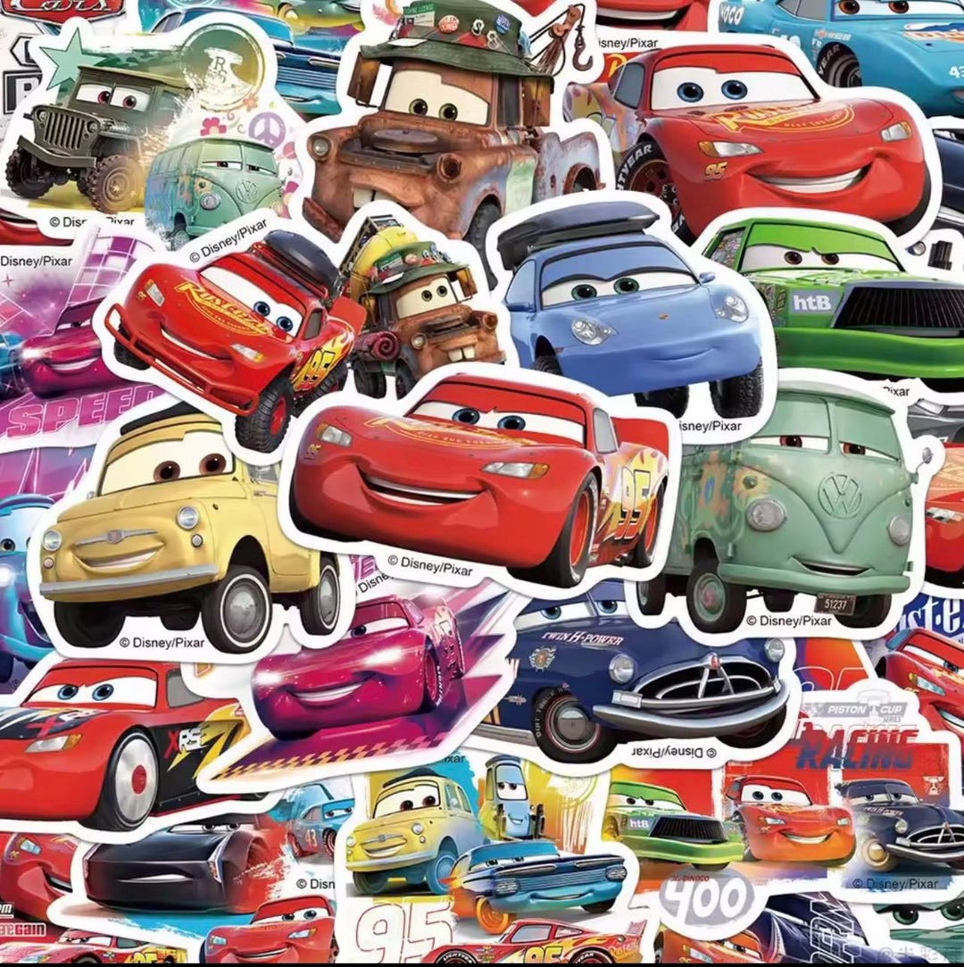 24 Piece Cars Stickers | Party Favors | Party Favor Fillers ...