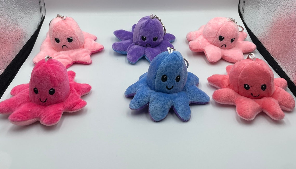octopus keychain pop it