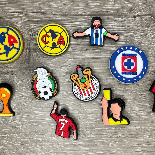 Soccer Club Jibbitz Etsy