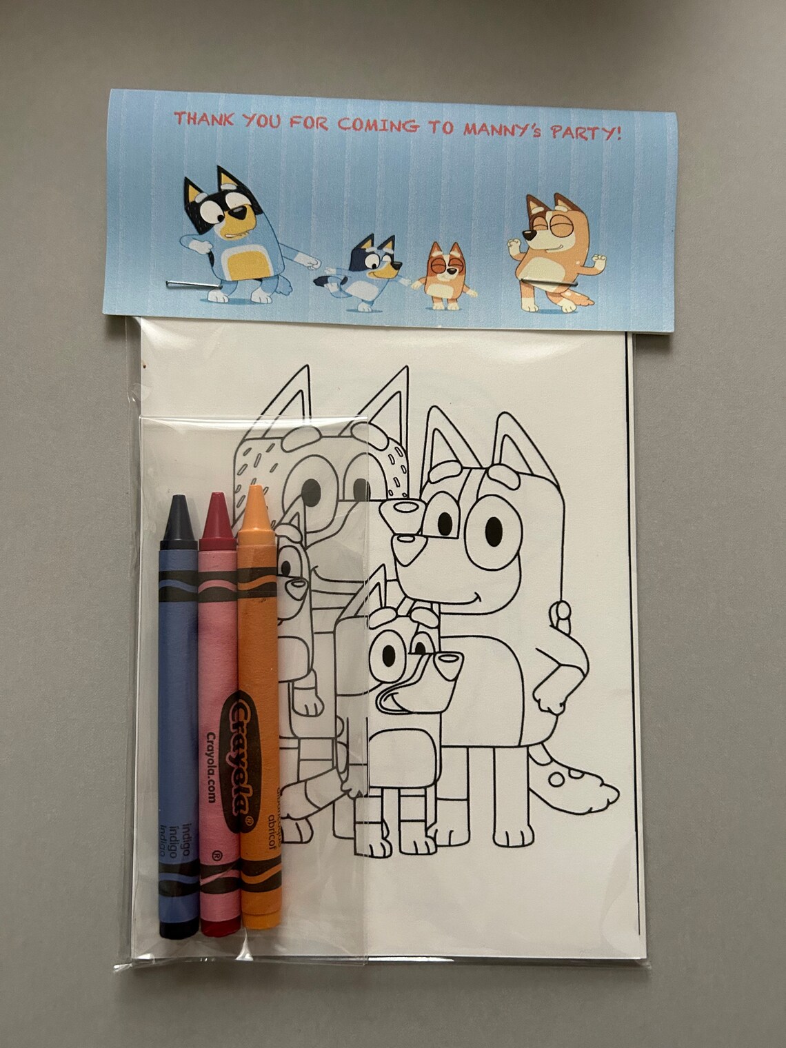 Bluey Coloring Sheets Coloring Books Party Favors Party - Etsy