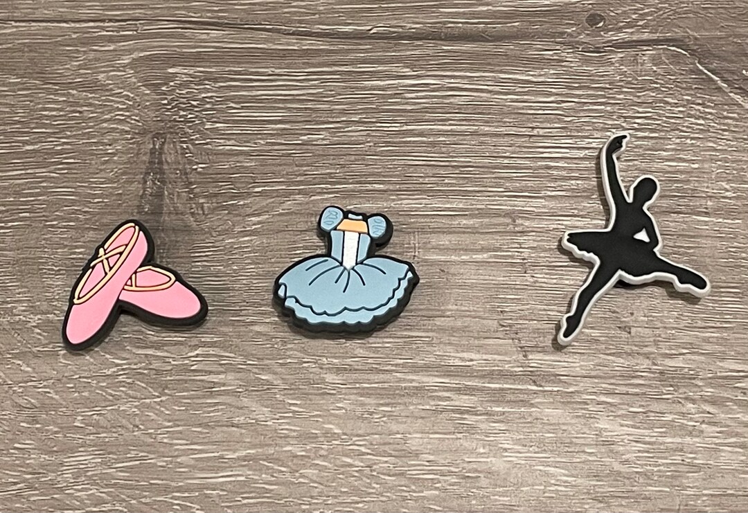 Ballerina Croc Charms Ballet Shoe Charms Jibbitz Etsy