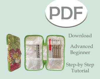 Patrón de costura y tutorial para el estuche de Alicia - Descarga digital en PDF