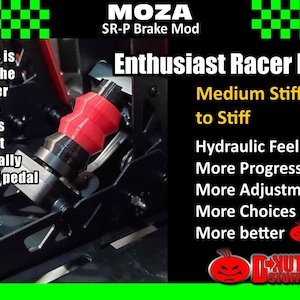 DNSRP Enthusiast Brake Mod for Moza SR-P Pedal Set