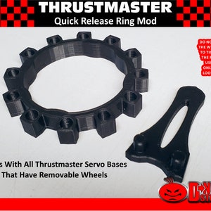 Digital File  ---  Thrustmaster Steering Wheel Quick Release Ring Mod
