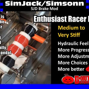 SJD Brake Mod för SimJack/Simsonn pedaler: Enthusiast Racer Kit