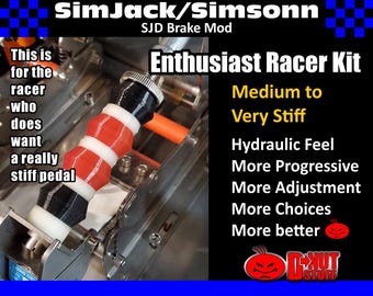 SJD Brake Mod for SimJack/Simsonn pedals: Enthusiast Racer Kit