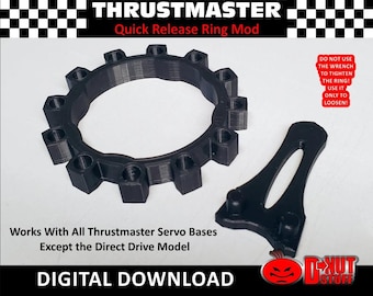 Thrustmaster Steering Wheel Quick Release Ring Mod  Digital