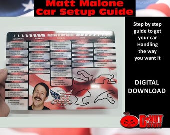 Matt Malone Car Setup Guide Digital