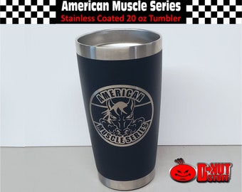 American Muscle Series 20 oz coated StainlessTumble