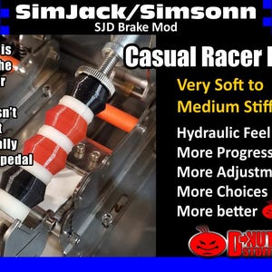 Modificación de freno SJD para pedales SimJack/Simsonn: Kit de competición informal