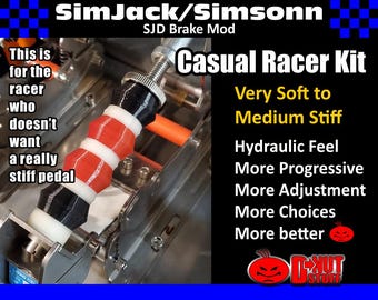 SJD Brake Mod for SimJack/Simsonn pedals: Casual Racer Kit