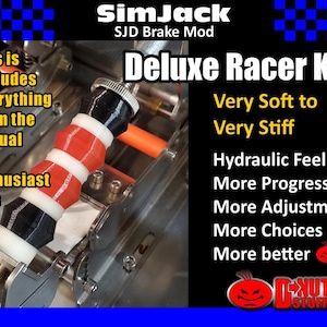 SJD Brake Mod for SimJack pedals: Deluxe Racer Kit