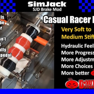 SJD Brake Mod for SimJack pedals: Casual Racer Kit