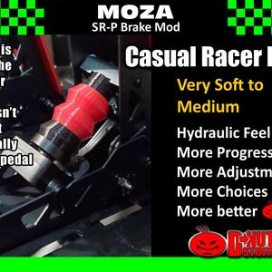 DNSRP Casual Brake Mod for Moza SR-P Pedal Set
