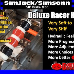Modificación de freno SJD para pedales SimJack/Simsonn: Kit de competición de lujo