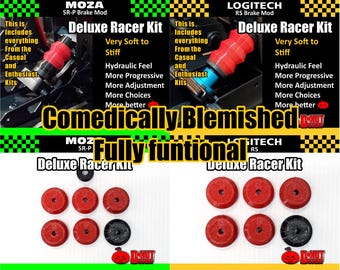 Deluxe Brake Mod for Moza SR-P  or Logitech RS pedal set Blemished