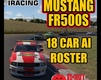 Custom Iracing FR500S Mustang AI Roster