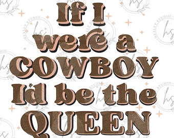 もし私がカウボーイTシャツ昇華PNGだったら