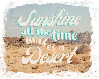 太陽の光が砂漠を昇華させる PNG