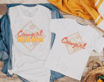 ママとミニシャツバンドル昇華PNG