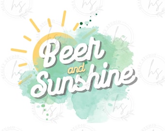 ビールと太陽の昇華PNG