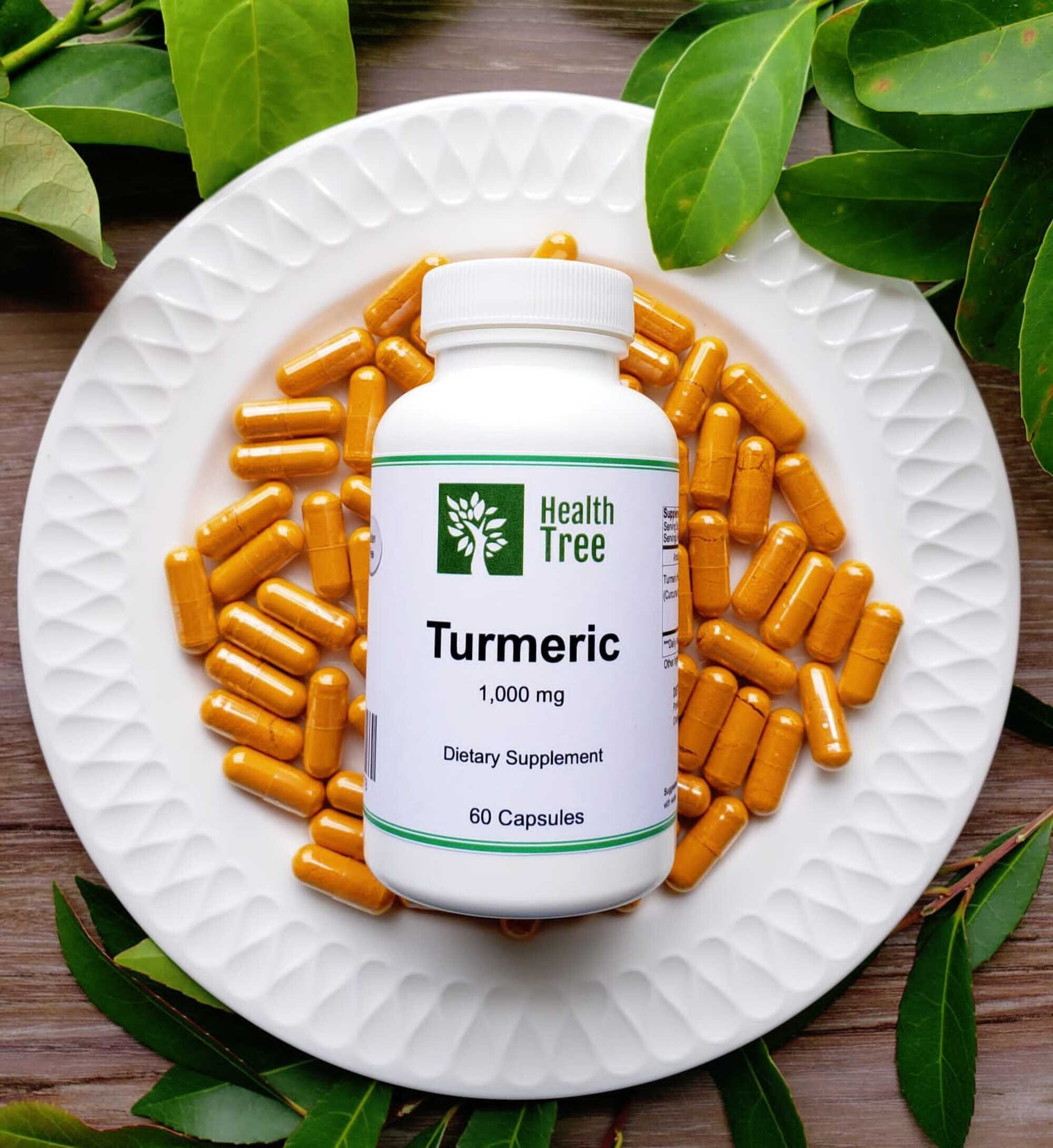 Turmeric Capsules 1000 mg/Serving 60 days of supply Health Etsy