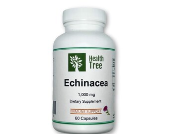 Echinacea Kapseln 1000 mg/Portion - 60 Tage Vorrat - Gesundheitsbaum