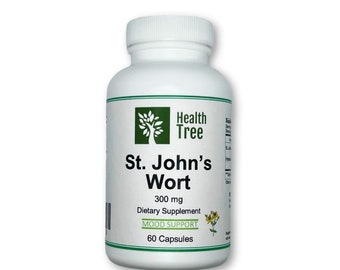 Johanniskraut Kapseln 300 mg/Portion - 60 Tage Vorratshaltung - Gesundheitsbaum