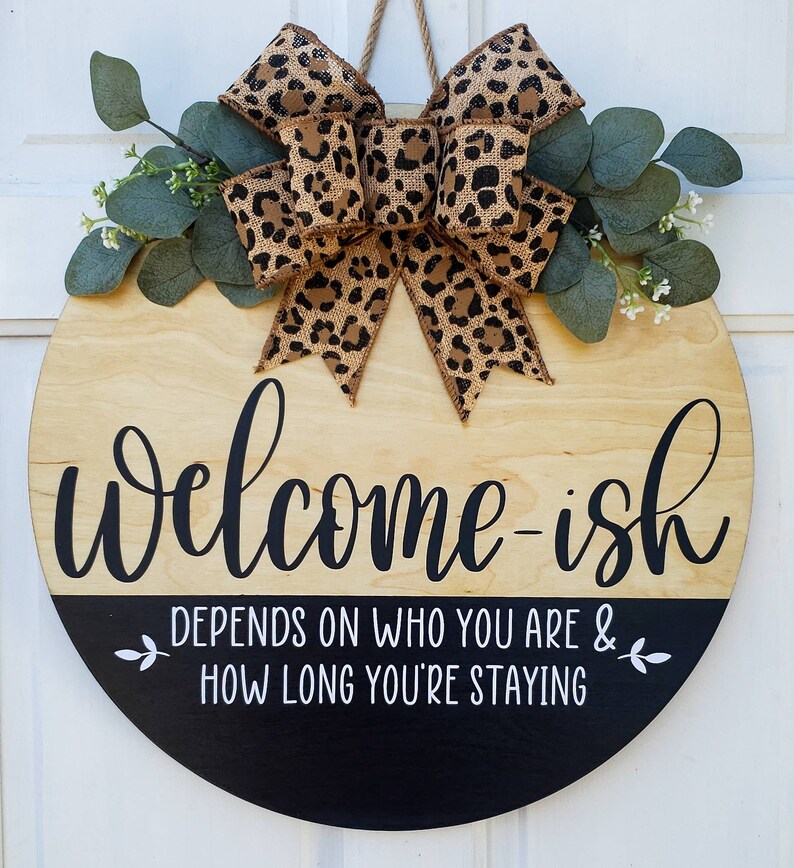 Door Hanger Funny Door Hanger Door Etsy