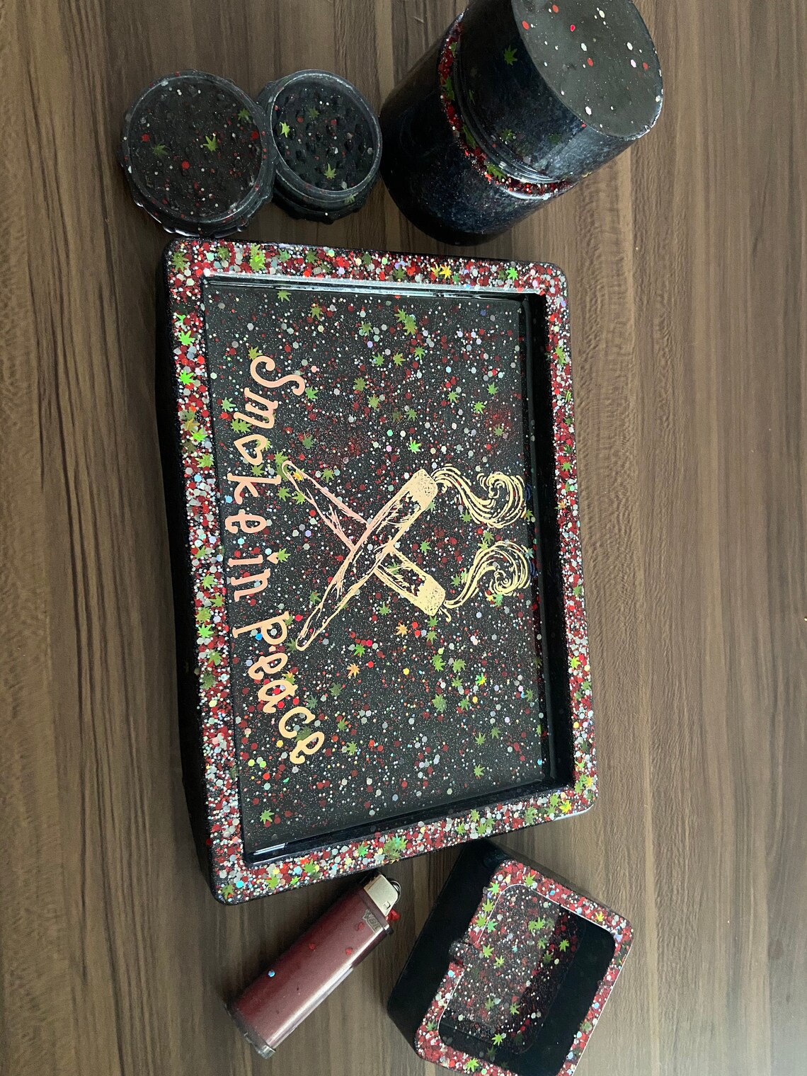 Custom Rolling Tray Sets Etsy