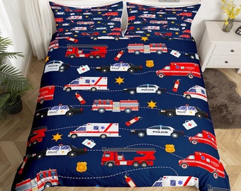fire engine bed sheets