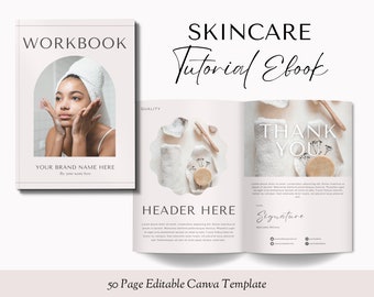 50 Page Ebook Template Canva, Editable Ebook Template, Ebook Digital Download, Ebook Bundle, Workbook Template Canva, Editable Workbook
