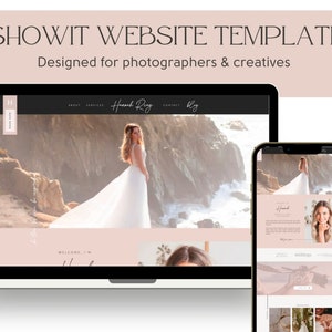 Showit Website Template, Website Template for Creatives, Showit Website Design, Showit Template, Website Template Photography, Showit Design