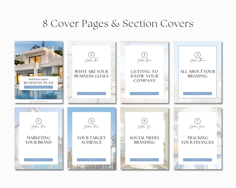 Realtor Business Plan, Real Estate Business Plan Template, Business Plan Template Canva, Realtor Business Proposal, Realtor Business Guide image 2