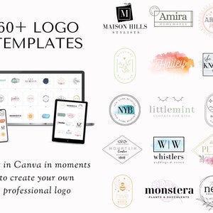 Editable Logo Template Canva, Logo Kit, DIY Logo Design, Logo Branding, Logo Design for Small Business, Logo Designer, Logo Branding Canva