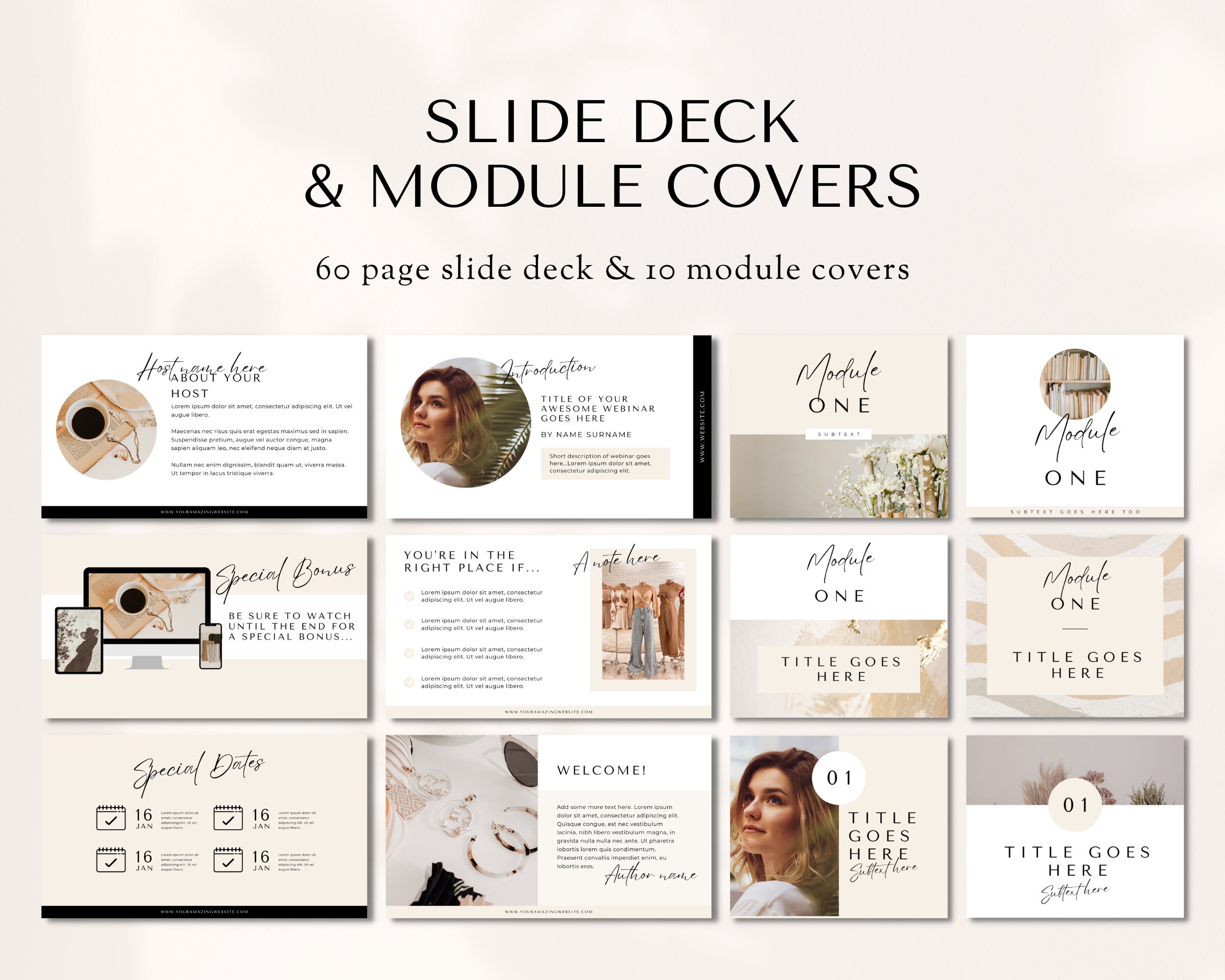 Course Template, Course Creator, Course Canva Template, Course Creator ...