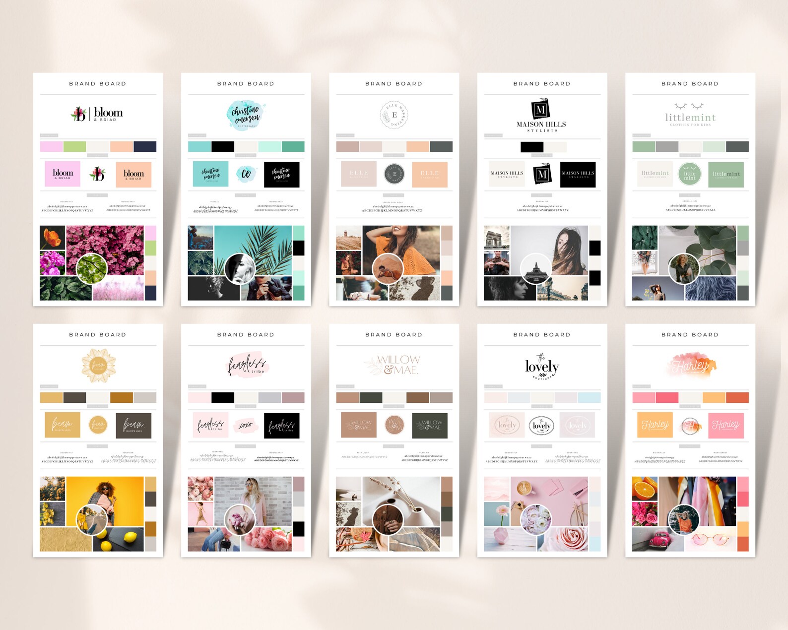 Pre Made Logo, Canva Logo Template, DIY Logo Design, Logo Kit, Editable ...