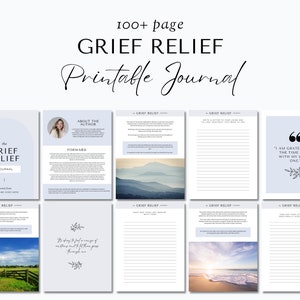 Grief Journal, Grief Gift, Grief Workbook, Sympathy Gift, Healing Journal Grief, Grief Processing, Mental Health Grief, Grief Therapy PDF