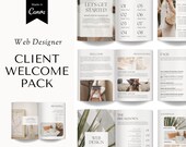 Web Designer Welcome Pack, Web Designer Templates, Web Designer Client Welcome Pack, Client Proposal Template, Web Designer Canva Template