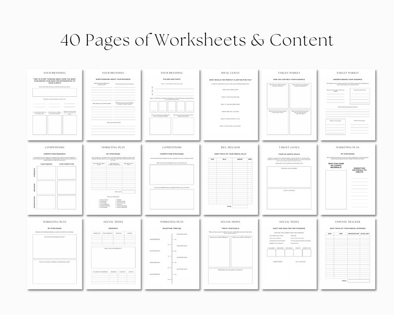 Realtor Business Plan, Real Estate Business Plan Template, Business Plan Template Canva, Realtor Business Proposal, Realtor Business Guide image 4