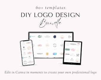 Logo Kit, DIY Logo Design Instant Download, Logo Templates Canva, Logo Design for Small Business, Logo Designer, Logo Branding, Logo Design