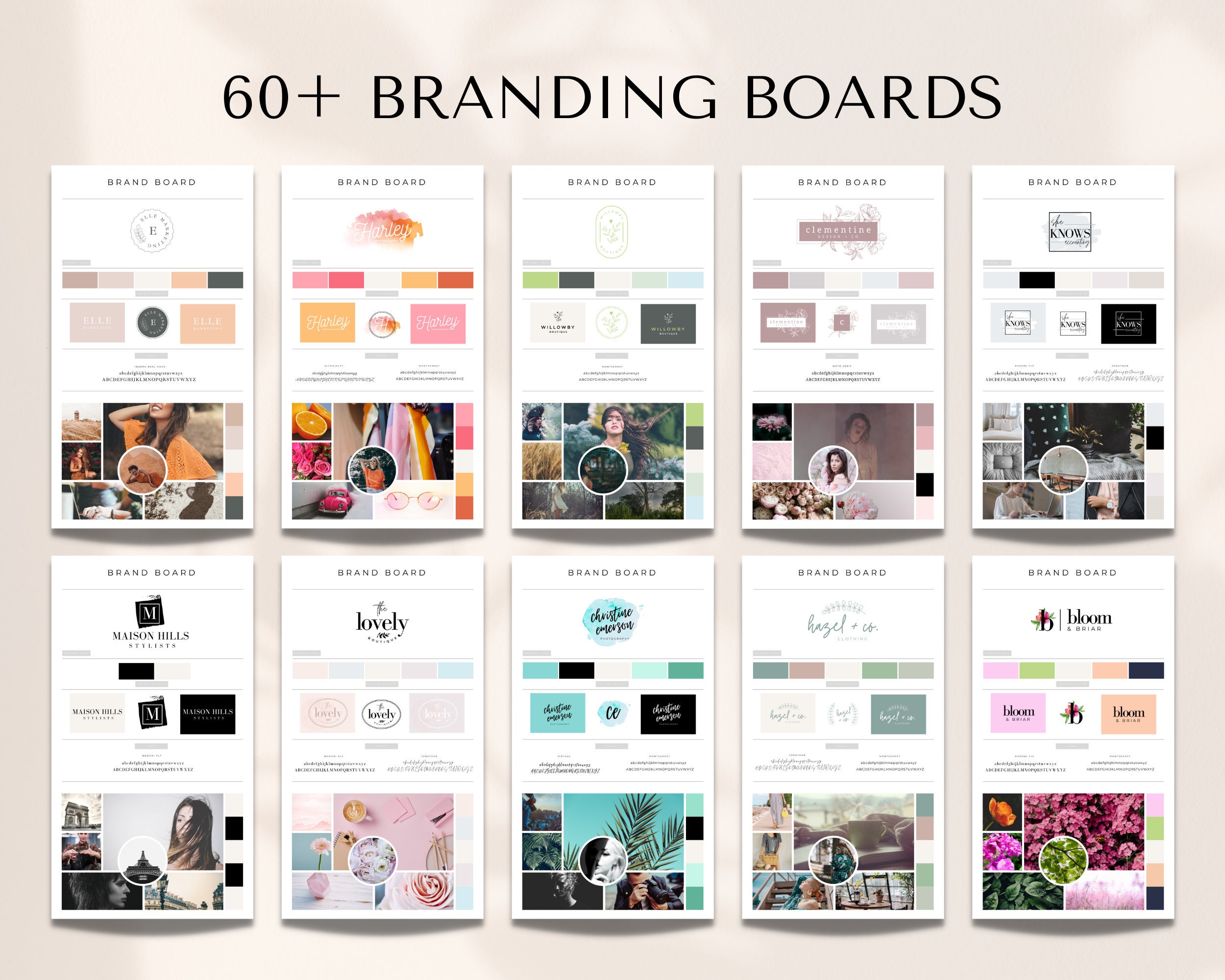 DIY Branding Package Template Logo Kit Business Branding - Etsy