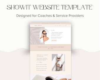 Websitesjabloon, websiteontwerp, websitethema, websitesjabloon voor Showit, Showit websitethema, website met slepen en neerzetten, webontwerpcoach