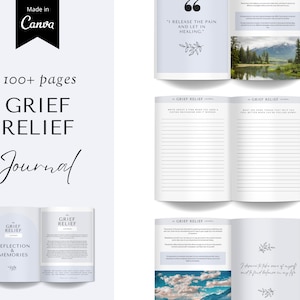 Grief Journal, Grief Gift, Grief Workbook, Sympathy Gift, Healing Journal Grief, Grief Processing, Mental Health Grief, Grief Therapy PDF