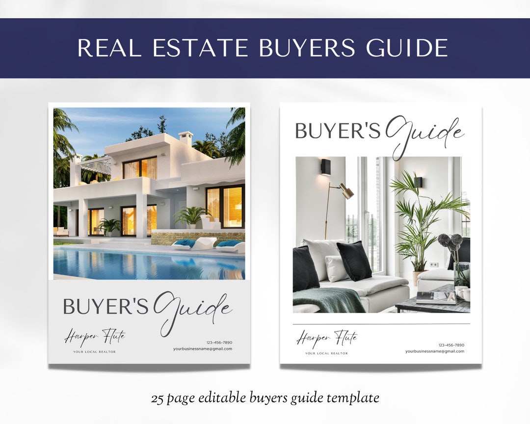 Real Estate Buyer Packet & Questionnaire Bundle, Buyer Guide and